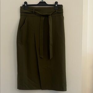 ASOS Olive Green pencil high rise Skirt size 6